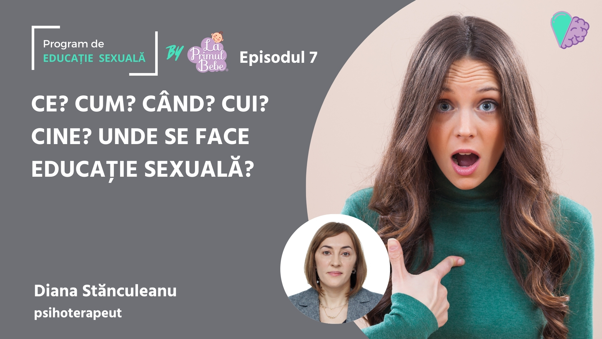PES – E07 – Ce? Cum? Când? Cui? Cine? Unde se face educație sexuală?