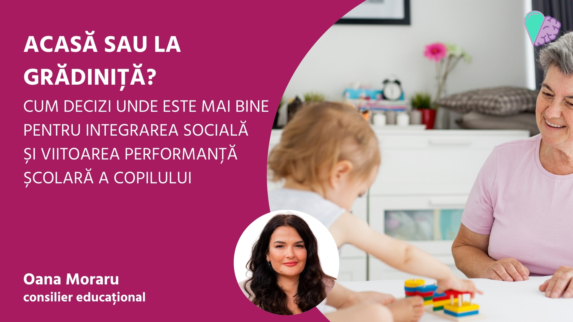 Acasă sau la grădiniță? Cum decizi unde este mai bine pentru integrarea socială și viitoarea performanță școlară a copilului