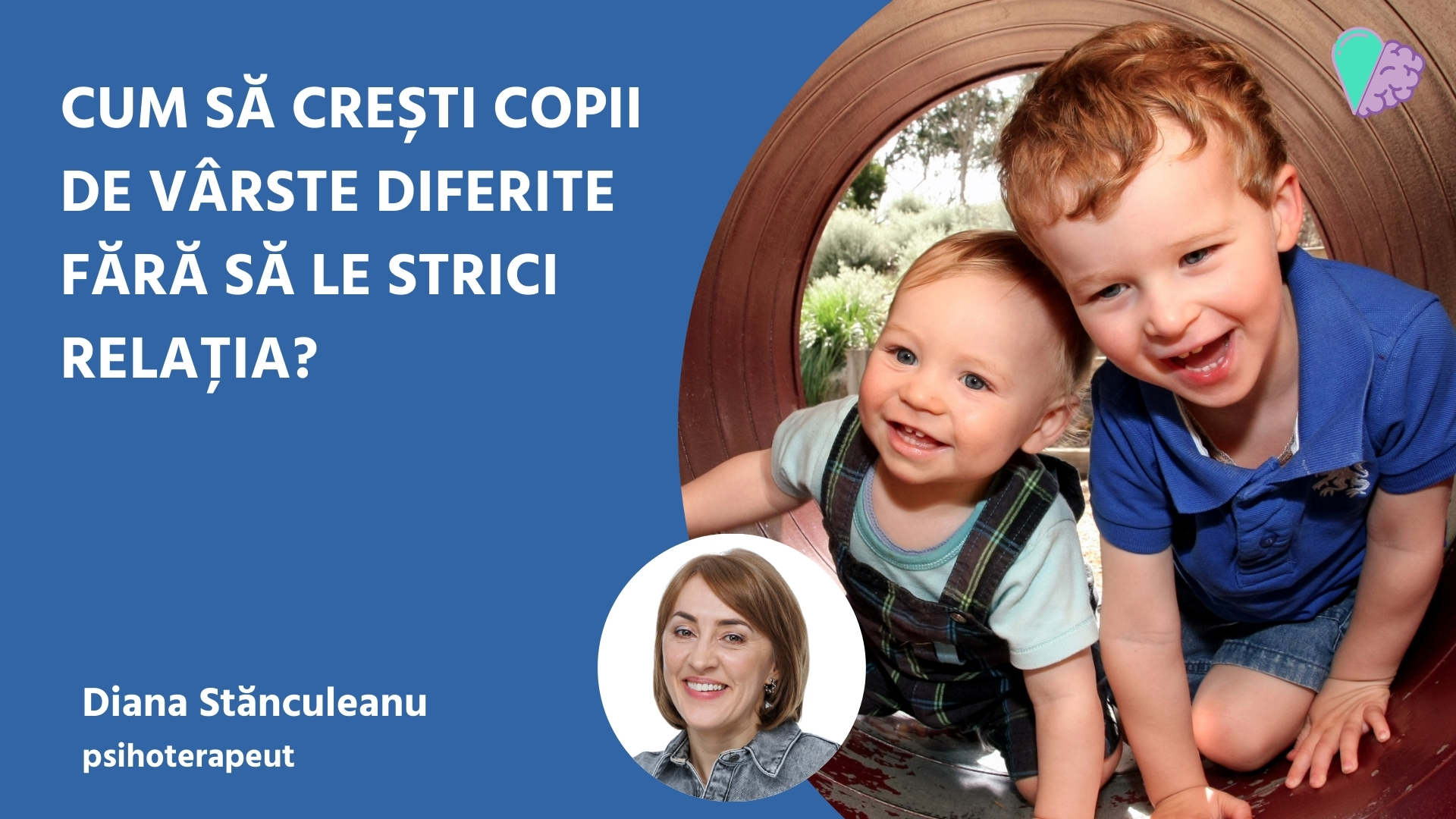 Cum să crești copii de vârste diferite fără să le strici relația?