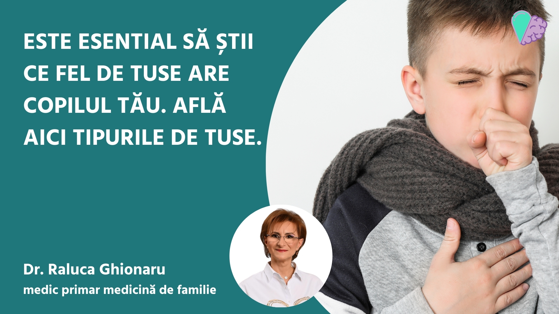 Este esential să știi ce fel de tuse are copilul tău. Află aici tipurile de tuse.